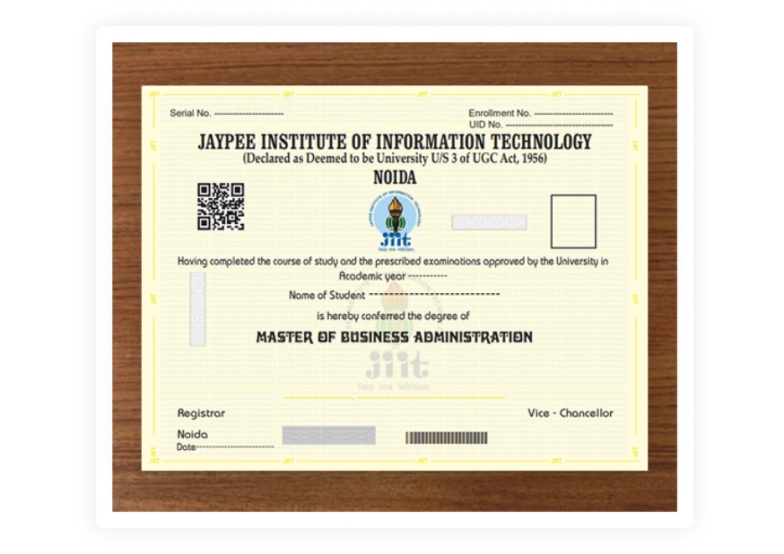 Online MBA Degree from Jaypee Institute of Information Technology
